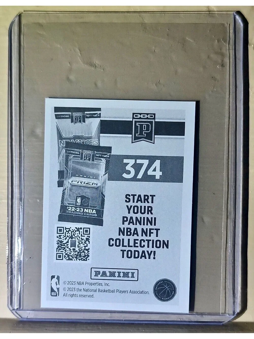 2023-24 Desmond Bane Panini NBA Basketball #374 Sticker Memphis Grizzlies